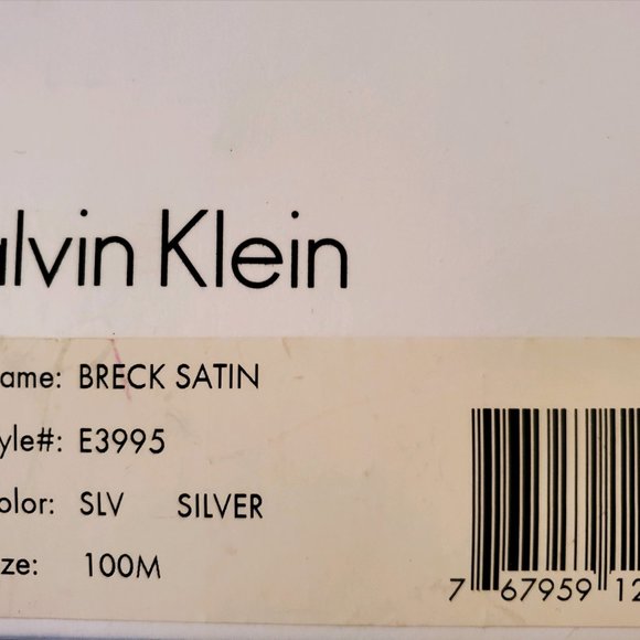 Calvin Klein Prom strap heels Silver - Picture 4 of 4